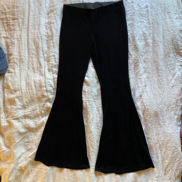 Free People Pants - Free People Velvet Bell Bottoms